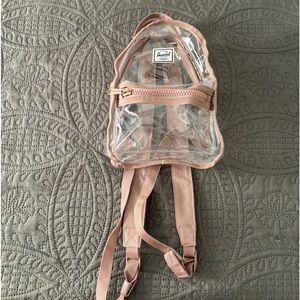 Clear Herschel mini backpack